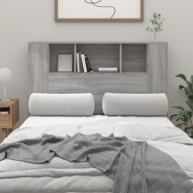 Mueble cabecero gris Sonoma 120x18,5x102,5 cm de vidaXL, Cabeceros y pies de cama - Ref: Foro24-817268, Precio: 56,70 €, Desc...