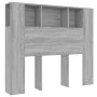 Mueble cabecero gris Sonoma 120x18,5x102,5 cm de vidaXL, Cabeceros y pies de cama - Ref: Foro24-817268, Precio: 56,08 €, Desc...