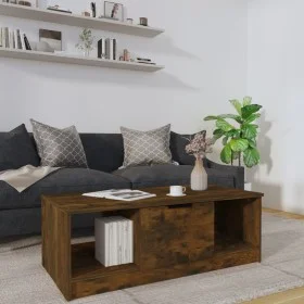 Smoked oak engineered wood coffee table 102x50x36 cm by vidaXL, Coffee table - Ref: Foro24-817078, Price: 62,05 €, Discount: %