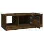 Mesa de centro madera de ingeniería roble ahumado 102x50x36 cm de vidaXL, Mesas de centro - Ref: Foro24-817078, Precio: 62,77...