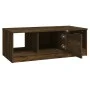Smoked oak engineered wood coffee table 102x50x36 cm by vidaXL, Coffee table - Ref: Foro24-817078, Price: 62,05 €, Discount: %