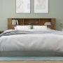 Armario cabecero roble ahumado 200x18,5x104,5 cm de vidaXL, Cabeceros y pies de cama - Ref: Foro24-817279, Precio: 86,14 €, D...