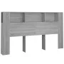Mueble cabecero gris Sonoma 180x18,5x104,5 cm de vidaXL, Cabeceros y pies de cama - Ref: Foro24-817277, Precio: 78,15 €, Desc...