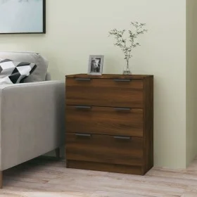 Brown oak plywood sideboard 60x30x70 cm by vidaXL, Sideboards - Ref: Foro24-816987, Price: 88,05 €, Discount: %