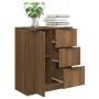 Brown oak plywood sideboard 60x30x70 cm by vidaXL, Sideboards - Ref: Foro24-816990, Price: 81,26 €, Discount: %