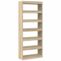 Librería Roble Sonoma 80 x 30 x 198 cm Madera de ingeniería en Librerías y estanterías | Comprar online en Foru.es