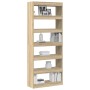 Librería Roble Sonoma 80 x 30 x 198 cm Madera de ingeniería en Librerías y estanterías | Comprar online en Foru.es
