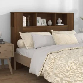 Brown oak headboard furniture 140x18.5x104.5 cm by vidaXL, Headboards and footboards - Ref: Foro24-817272, Price: 61,53 €, Di...