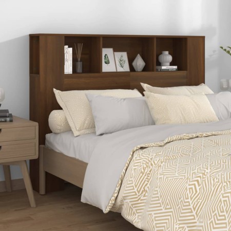 Mueble cabecero color roble marrón 140x18,5x104,5 cm de vidaXL, Cabeceros y pies de cama - Ref: Foro24-817272, Precio: 62,30 ...