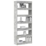 Librería Gris Concreto 80 x 30 x 198 cm Madera de ingeniería en Librerías y estanterías | Comprar online en Foru.es