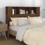 Mueble cabecero color roble marrón 140x18,5x104,5 cm de vidaXL, Cabeceros y pies de cama - Ref: Foro24-817272, Precio: 62,30 ...