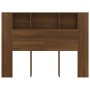 Mueble cabecero color roble marrón 140x18,5x104,5 cm de vidaXL, Cabeceros y pies de cama - Ref: Foro24-817272, Precio: 62,30 ...