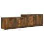 Mueble para TV madera contrachapada roble ahumado 158,5x36x45cm de vidaXL, Muebles TV - Ref: Foro24-817123, Precio: 74,60 €, ...