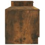 Mueble para TV madera contrachapada roble ahumado 158,5x36x45cm de vidaXL, Muebles TV - Ref: Foro24-817123, Precio: 74,60 €, ...