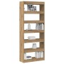 Librería Roble artesanal 80 x 30 x 198 cm Madera de ingeniería en Librerías y estanterías | Comprar online en Foru.es