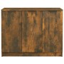 Aparador madera contrachapada color roble ahumado 90,5x30x70 cm de vidaXL, Aparadores - Ref: Foro24-817024, Precio: 66,90 €, ...