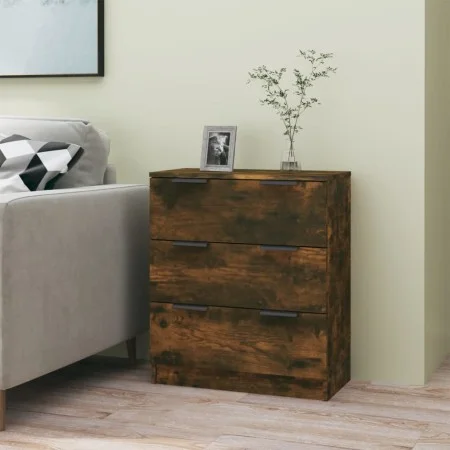 Smoked oak plywood sideboard 60x30x70 cm by vidaXL, Sideboards - Ref: Foro24-816985, Price: 87,11 €, Discount: %