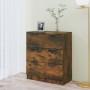 Aparador madera contrachapada color roble ahumado 60x30x70 cm de vidaXL, Aparadores - Ref: Foro24-816985, Precio: 94,49 €, De...