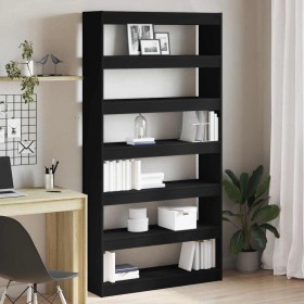 Librería Negro 100 x 30 x 198 cm Madera de ingeniería en Librerías y estanterías | Comprar online en Foru.es