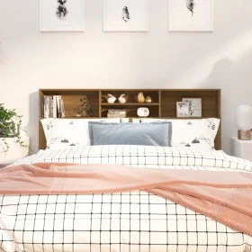 Oak brown headboard furniture 180x19x103.5 cm by vidaXL, Headboards and footboards - Ref: Foro24-817257, Price: 96,15 €, Disc...
