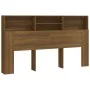 Mueble cabecero color marrón roble 180x19x103,5 cm de vidaXL, Cabeceros y pies de cama - Ref: Foro24-817257, Precio: 96,15 €,...