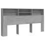 Mueble cabecero color gris Sonoma 200x19x103,5 cm de vidaXL, Cabeceros y pies de cama - Ref: Foro24-817259, Precio: 75,32 €, ...