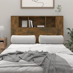 Mueble cabecero color roble ahumado 120x18,5x102,5 cm de vidaXL, Cabeceros y pies de cama - Ref: Foro24-817267, Precio: 50,52...