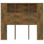 Mueble cabecero color roble ahumado 120x18,5x102,5 cm de vidaXL, Cabeceros y pies de cama - Ref: Foro24-817267, Precio: 50,52...