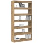 Librería Roble Negro 100 x 30 x 198 cm Madera de ingeniería en Librerías y estanterías | Comprar online en Foru.es