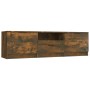 Mueble para TV madera contrachapada roble ahumado 140x35x40cm de vidaXL, Muebles TV - Ref: Foro24-817111, Precio: 80,28 €, De...