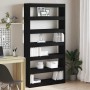 Librería Negro 100 x 30 x 198 cm Madera de ingeniería en Librerías y estanterías | Comprar online en Foru.es