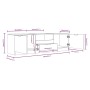 Mueble para TV madera contrachapada roble ahumado 140x35x40cm de vidaXL, Muebles TV - Ref: Foro24-817111, Precio: 80,28 €, De...