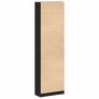 Armario Roble Negro 55 x 25 x 189 cm Madera de ingeniería en Armarios roperos | Comprar online en Foru.es