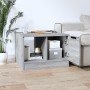 Mesa de centro madera contrachapada gris Sonoma 50x50x36 cm de vidaXL, Mesas de centro - Ref: Foro24-817076, Precio: 46,86 €,...