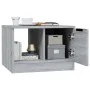 Mesa de centro madera contrachapada gris Sonoma 50x50x36 cm de vidaXL, Mesas de centro - Ref: Foro24-817076, Precio: 46,19 €,...
