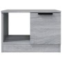 Mesa de centro madera contrachapada gris Sonoma 50x50x36 cm de vidaXL, Mesas de centro - Ref: Foro24-817076, Precio: 46,86 €,...