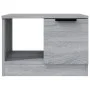 Mesa de centro madera contrachapada gris Sonoma 50x50x36 cm de vidaXL, Mesas de centro - Ref: Foro24-817076, Precio: 46,19 €,...