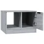 Mesa de centro madera contrachapada gris Sonoma 50x50x36 cm de vidaXL, Mesas de centro - Ref: Foro24-817076, Precio: 46,19 €,...