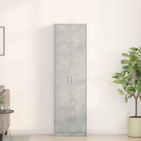 Armario Gris Concreto 55 x 25 x 189 cm Madera de ingeniería en Armarios roperos | Comprar online en Foru.es