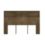 Mueble cabecero color marrón roble 160x19x103,5 cm de vidaXL, Cabeceros y pies de cama - Ref: Foro24-817254, Precio: 63,66 €,...