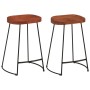 Taburetes de bar Gavin 2 uds madera mango maciza 45x40x63 cm de vidaXL, Taburetes de cocina - Ref: Foro24-344915, Precio: 99,...