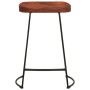 Taburetes de bar Gavin 2 uds madera mango maciza 45x40x63 cm de vidaXL, Taburetes de cocina - Ref: Foro24-344915, Precio: 99,...