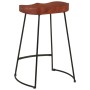 Taburetes de bar Gavin 2 uds madera mango maciza 45x40x63 cm de vidaXL, Taburetes de cocina - Ref: Foro24-344915, Precio: 99,...