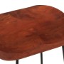 Taburetes de bar Gavin 2 uds madera mango maciza 45x40x63 cm de vidaXL, Taburetes de cocina - Ref: Foro24-344915, Precio: 99,...