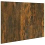 Cabecero cama madera contrachapada roble ahumado 120x1,5x80 cm de vidaXL, Cabeceros y pies de cama - Ref: Foro24-816970, Prec...