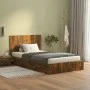 Cabecero cama madera contrachapada roble ahumado 120x1,5x80 cm de vidaXL, Cabeceros y pies de cama - Ref: Foro24-816970, Prec...