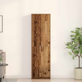 Armario Madera envejecida 55 x 25 x 189 cm Madera de ingeniería en Armarios roperos | Comprar online en Foru.es