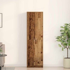 Armario Madera envejecida 55 x 25 x 189 cm Madera de ingeniería en Armarios roperos | Comprar online en Foru.es