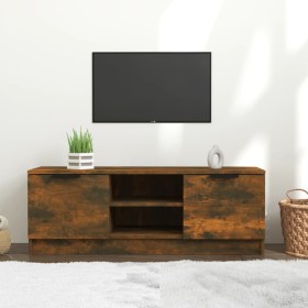 Mueble de TV madera contrachapada roble ahumado 102x35x36,5 cm de vidaXL, Muebles TV - Ref: Foro24-817132, Precio: 68,12 €, D...