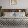 Mueble cabecero color roble ahumado 220x18,5x104,5 cm de vidaXL, Cabeceros y pies de cama - Ref: Foro24-817282, Precio: 78,65...